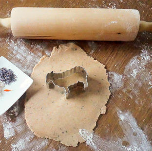 Lavendelkekse nicht nur zu Weihnachten