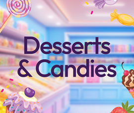 Desserts and Candies Branding Set