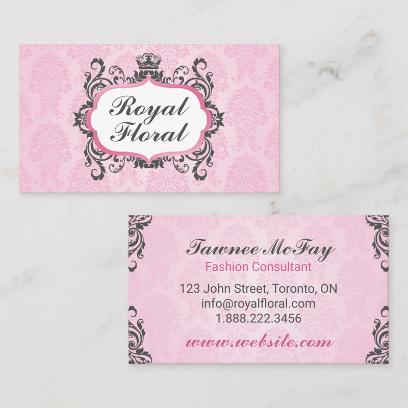 Royal Floral Business Card