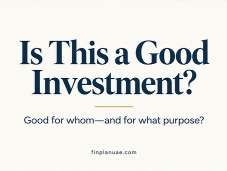 Is This a Good Investment? Start With the Person Behind the Money