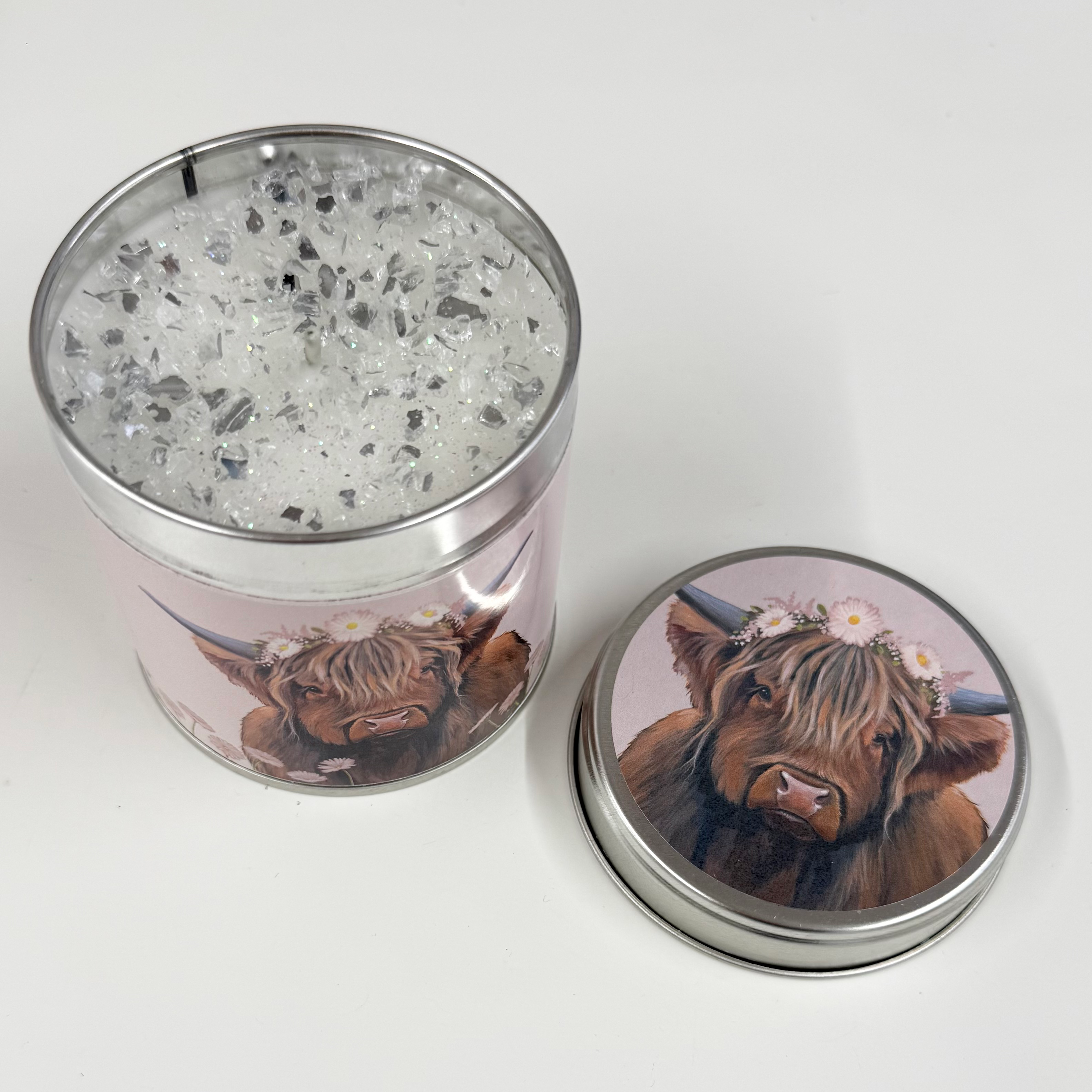 Petal Sparkle Candle