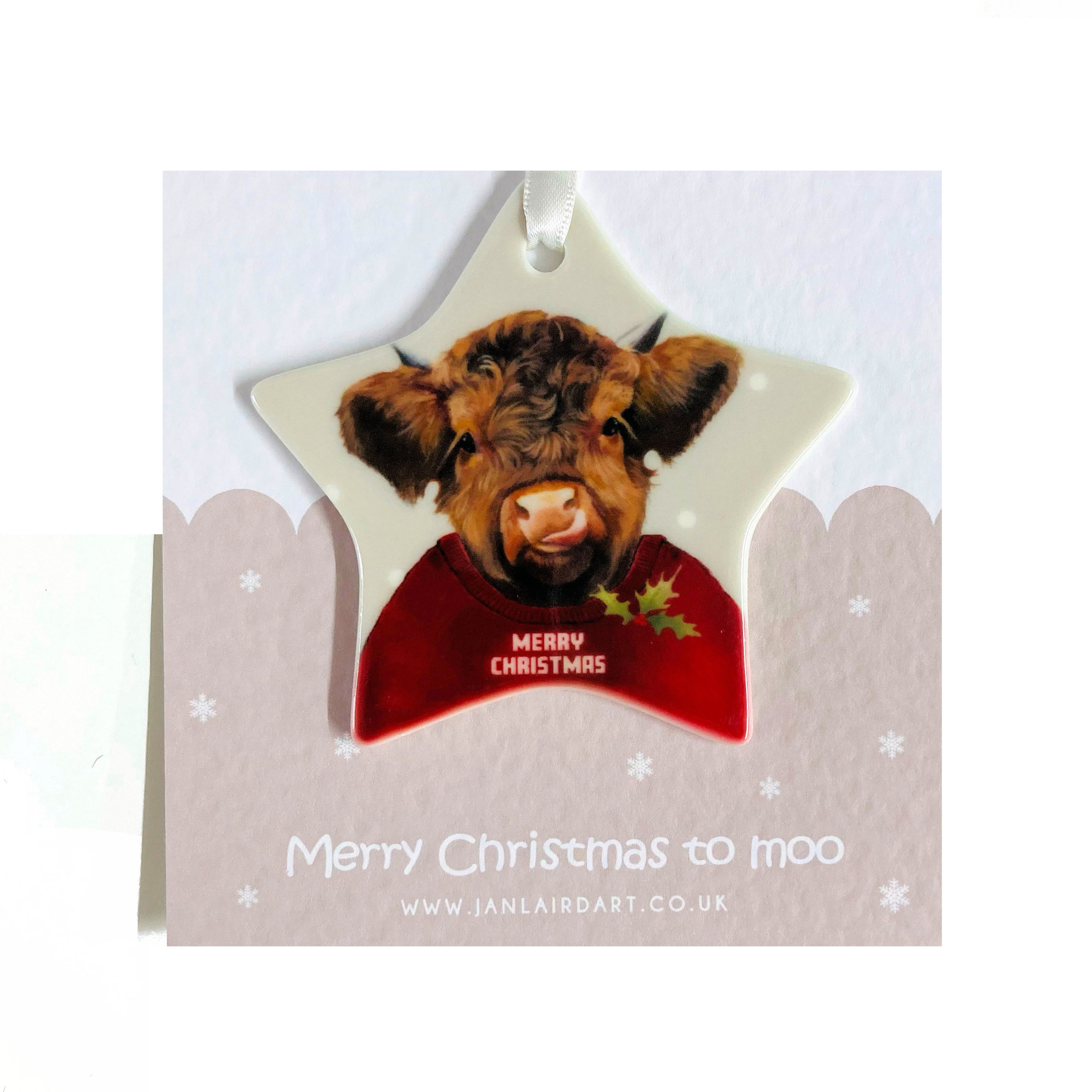Christmas Jumper Ceramic Decoration