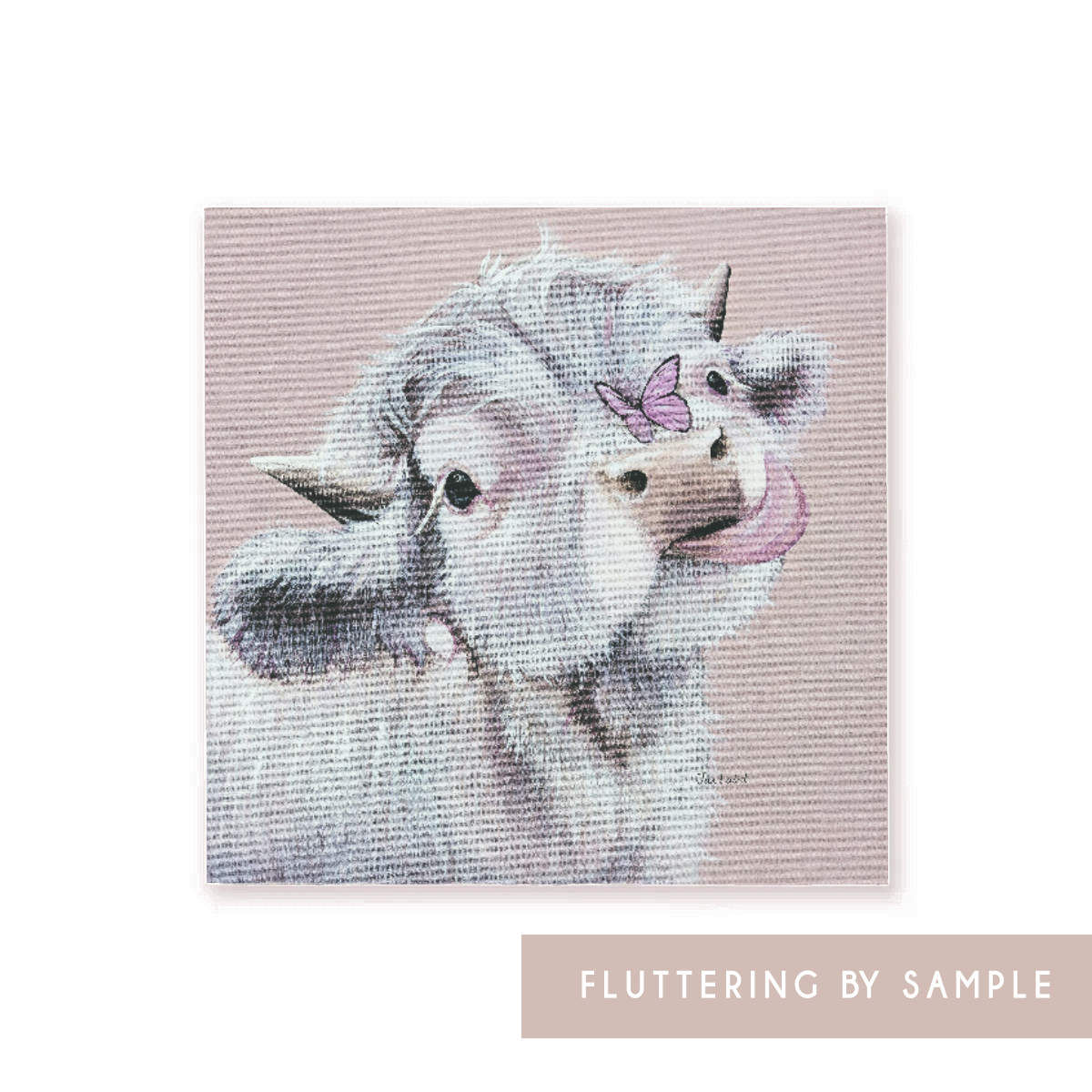 Fluttering By Glass Splashback Sample