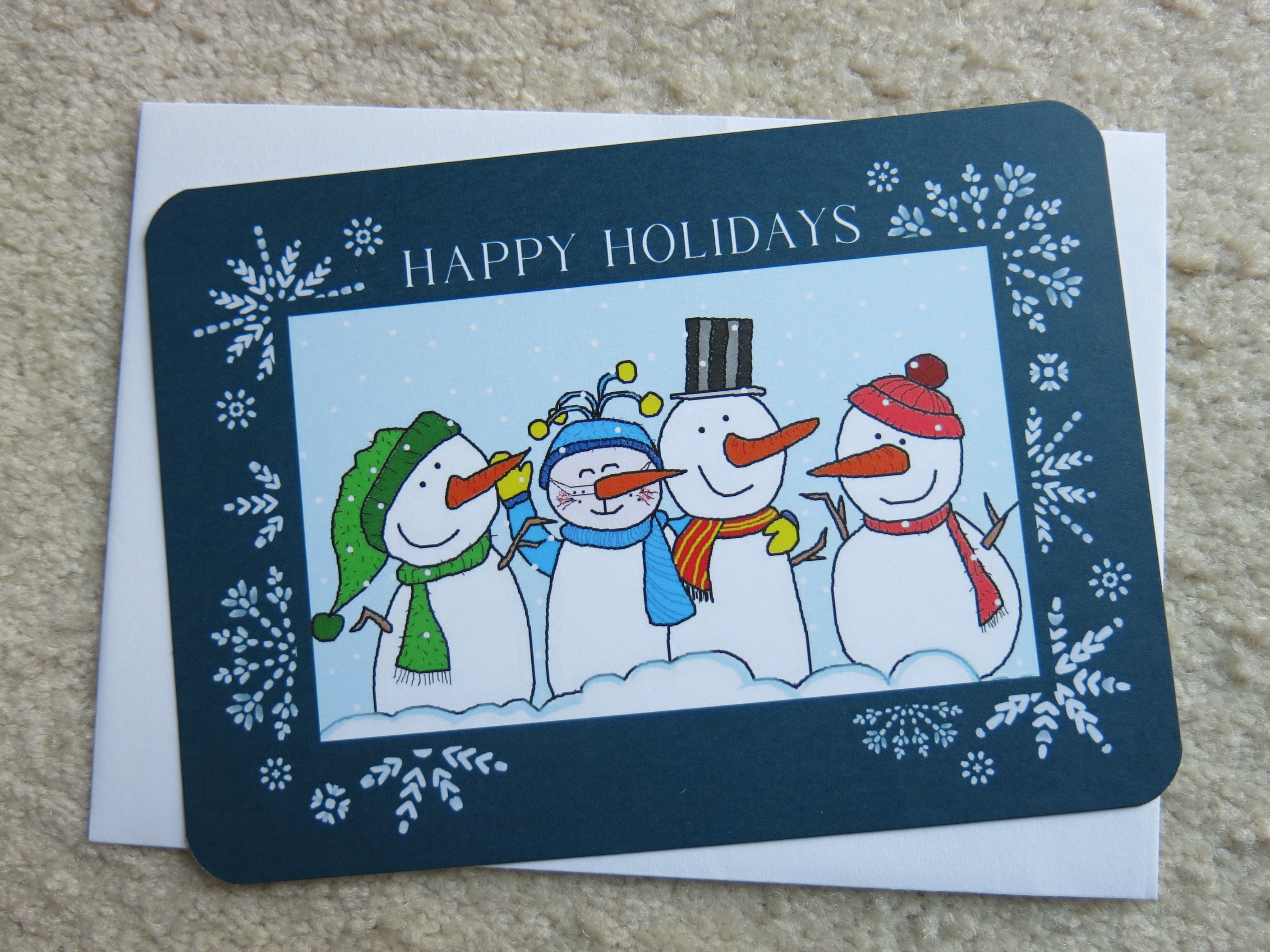 5x7inches Color printed flat card (CPcard 0092)