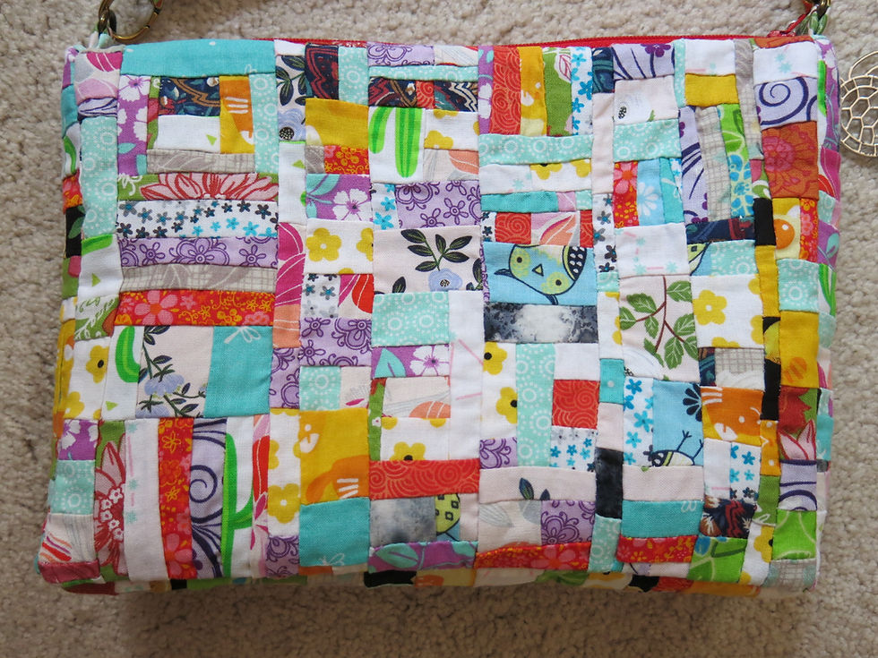 Thumbnail: Patchwork cross body hand bag (PW0000)