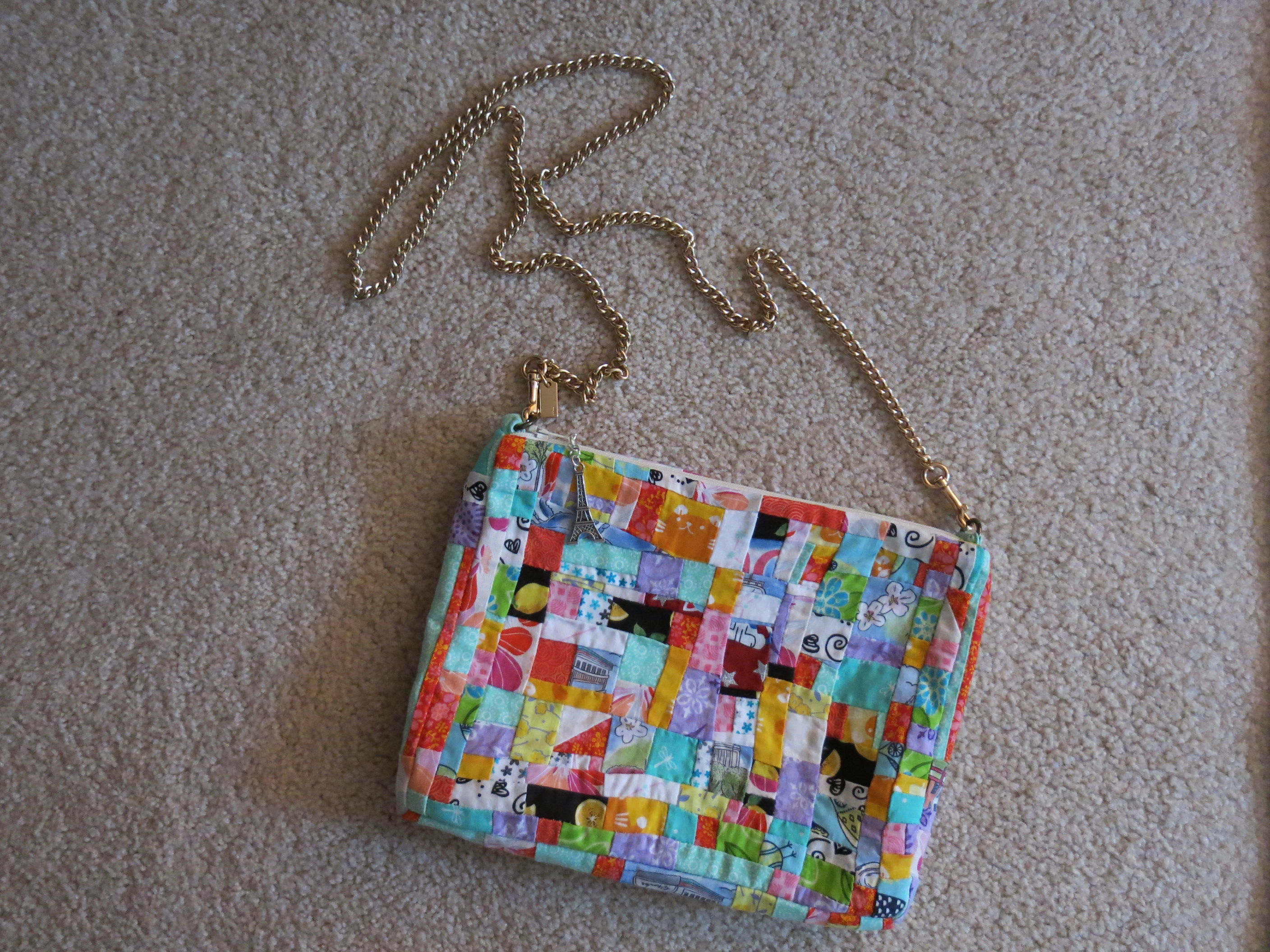 Patchwork cross body hand bag (PW0000)