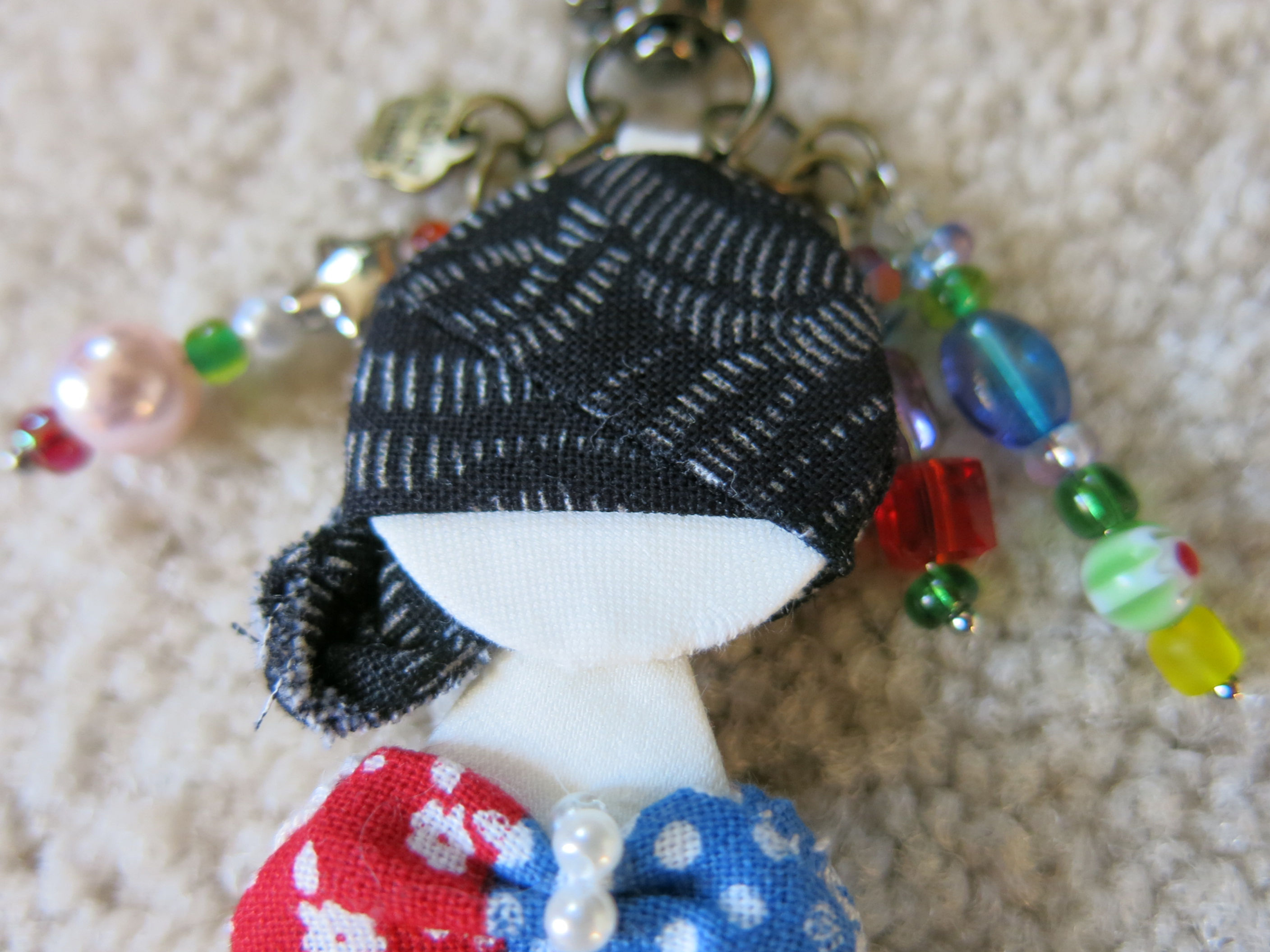 ball gown doll charm (FC0022-16)