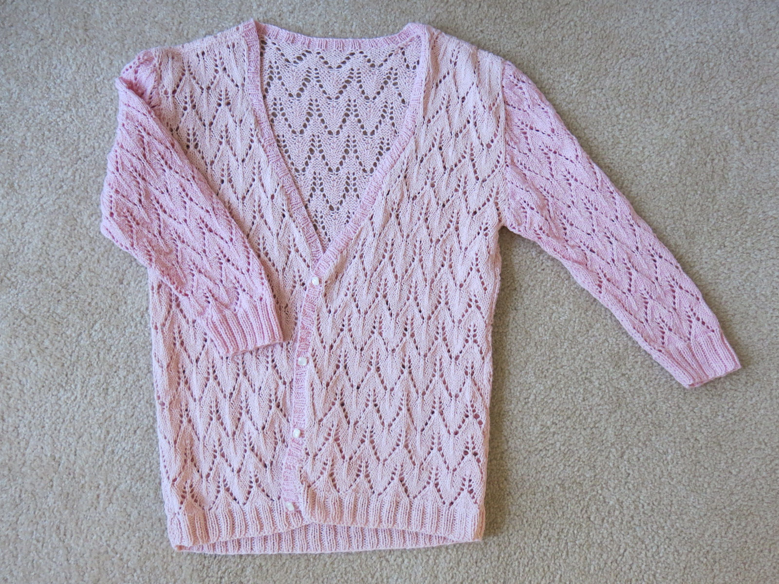 Women's open front long sleeve sweater (KT 0002-1)
