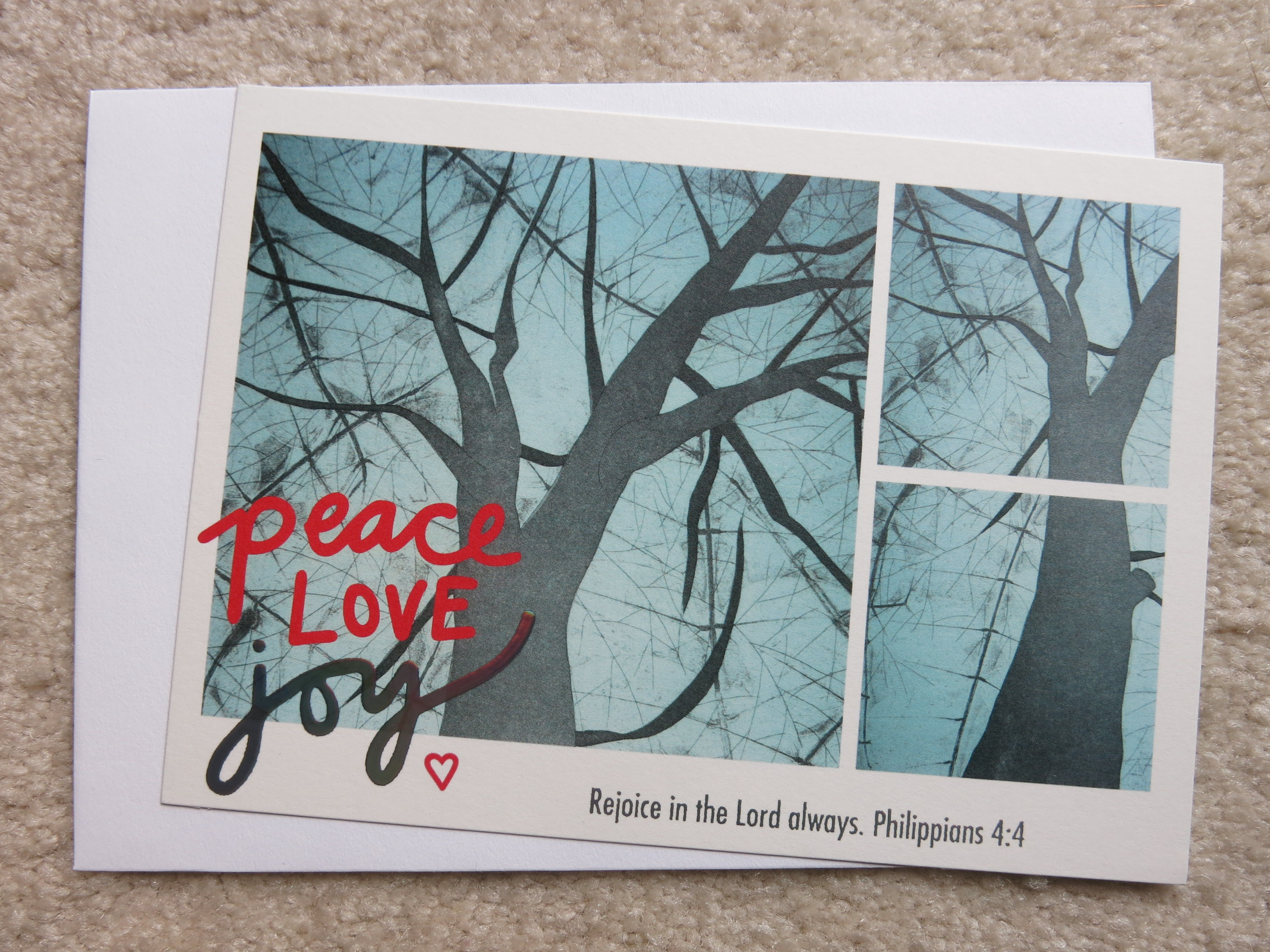 5x7inches Color printed flat card (CPcard 0043)