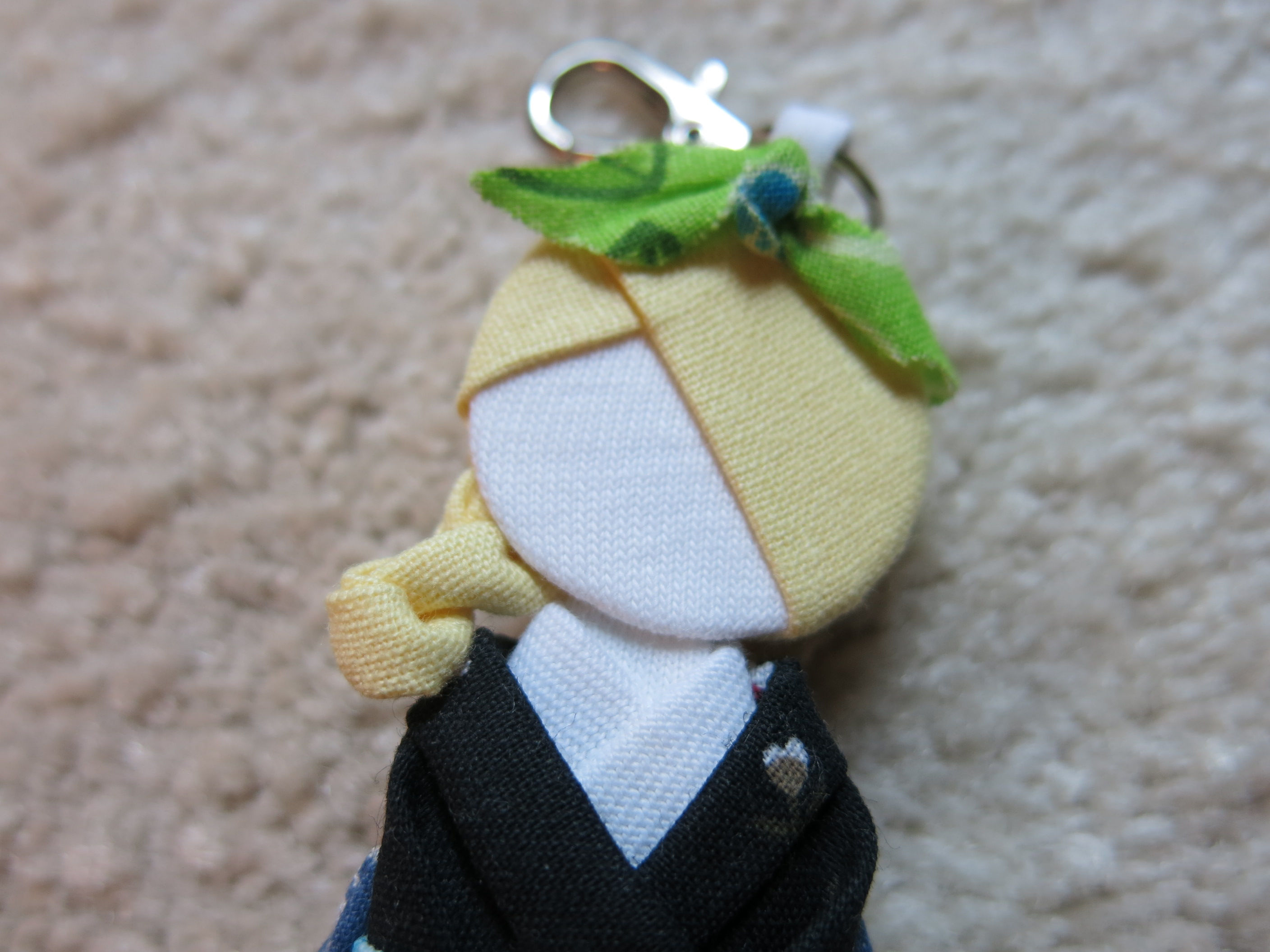 Fabric kimono doll charm (FC0021-20)