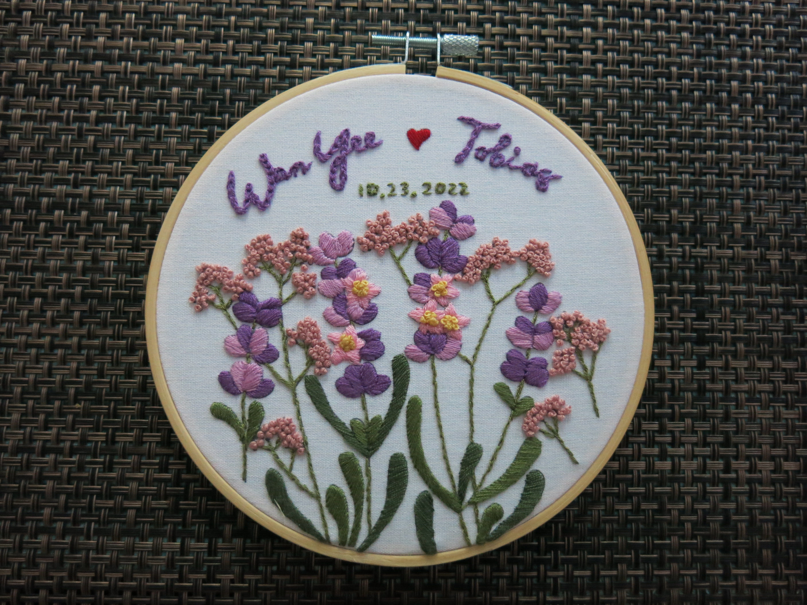 Embroidery wedding gift (FE0014-2)