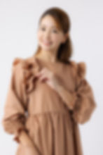 サムネイル： ドレスエプロン キャメル（LISA's dress apron/CAMEL）