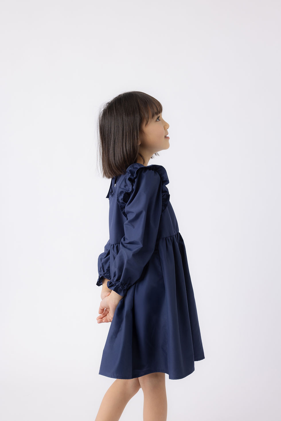 サムネイル： LISA's dress apron  for kids/NAVY