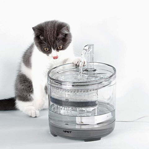 ペット自動給水器 WF050TP 蛇口式 1.5L 猫/中小犬用 節電 省エネルギ