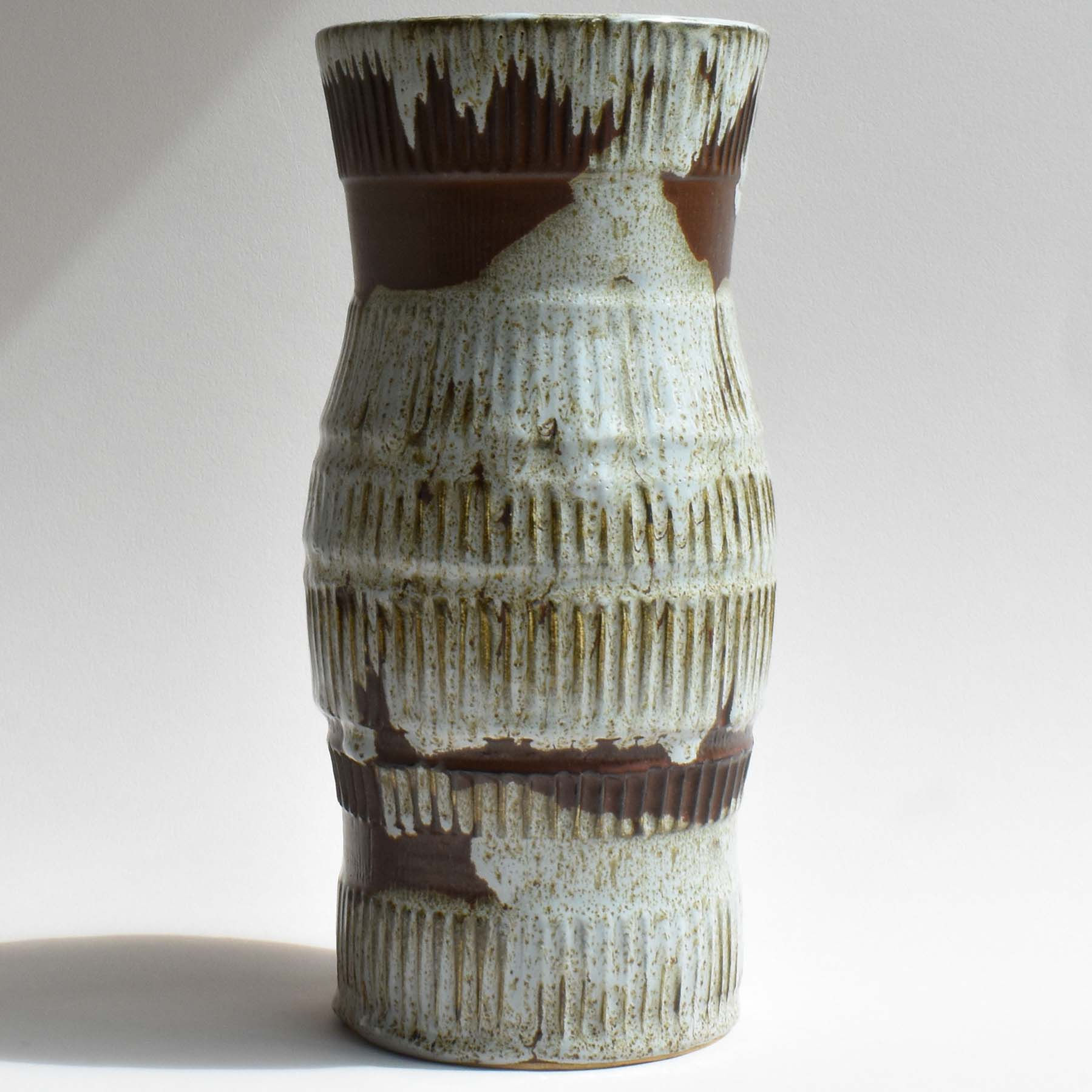 Tall Carved Vessel