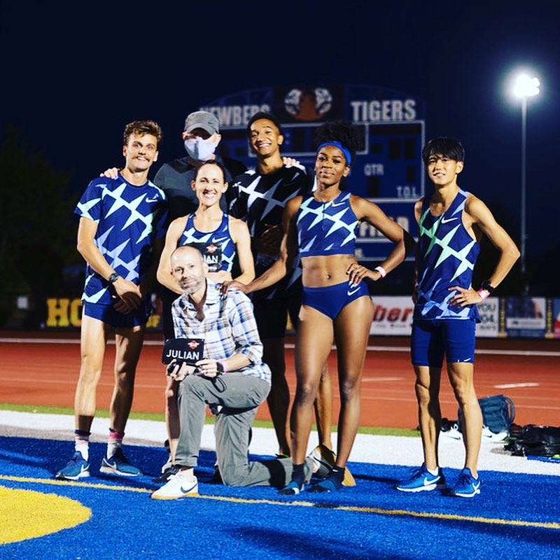 Nike Athletes after the Big Friendly Meet in the summer of 20209