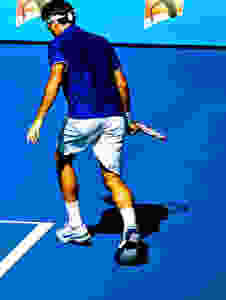 Roger Federer at the 2009 Australian Open
