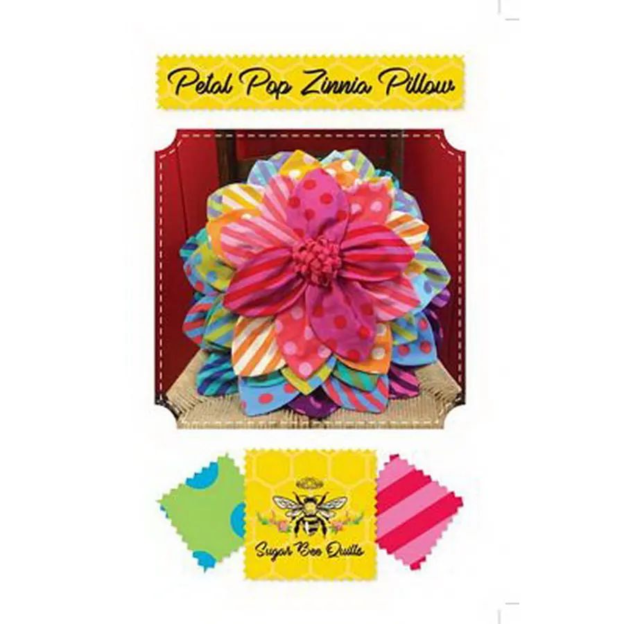 Petal Pop Zinnia Pillow