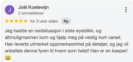 Google anmeldelser