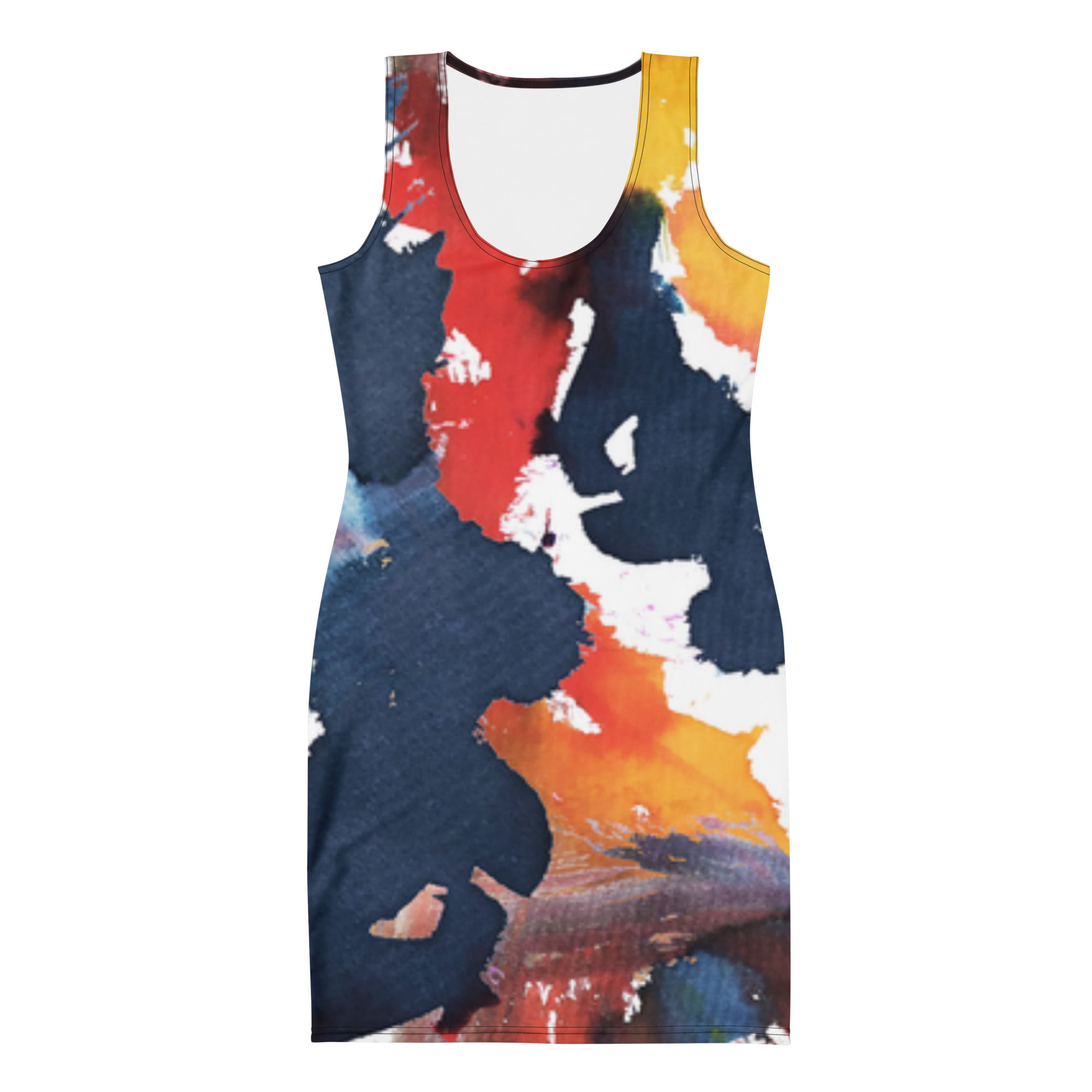 Tye-Dye Bodycon Dress