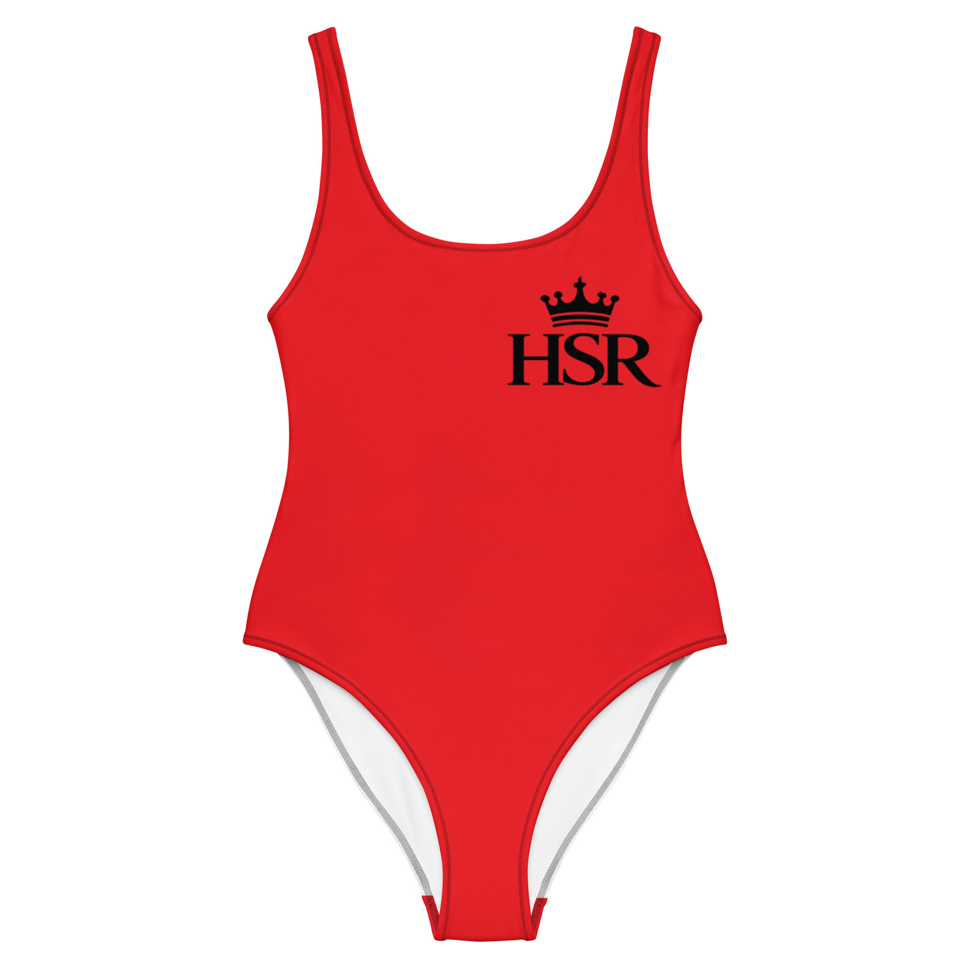 Crimson One-Piece Swimsuit