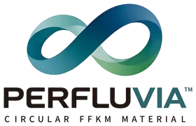 PERFLUVIA circular FFKM material logo