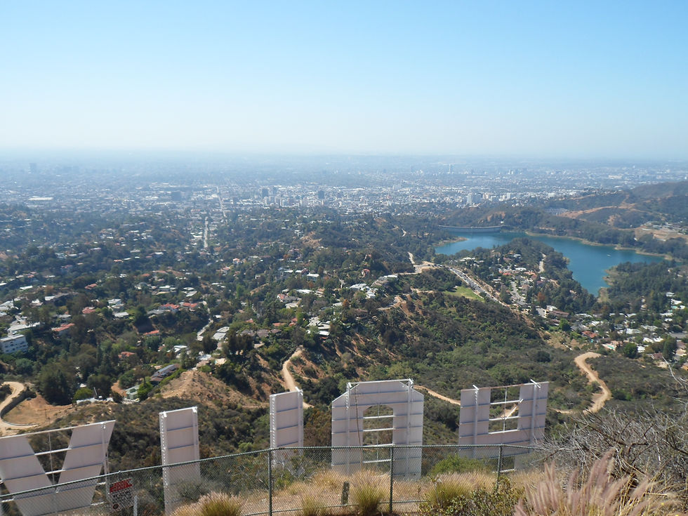 View from above the Hollywood Sign 1