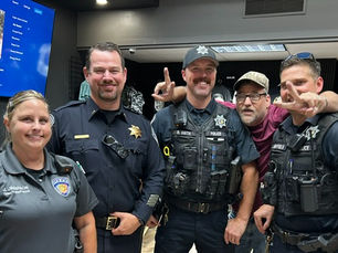 Anderson Police Department Makes Mustard On National Hot Dog Day