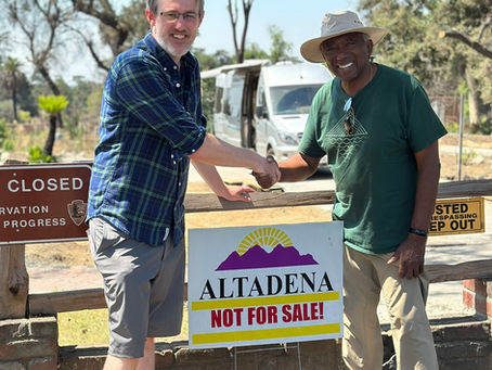Neil and John at Altadena