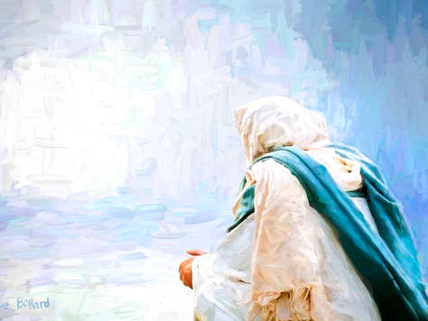Jesus Resting