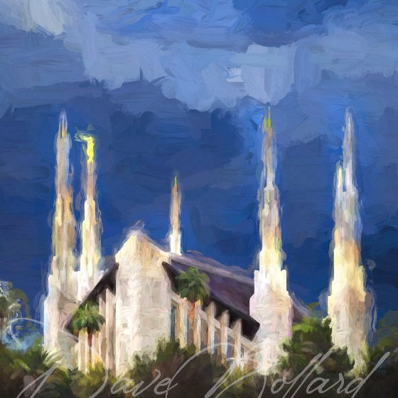 Thumbnail: Las Vegas, Nevada - LDS Temple Fine Art -- (Instant Download)