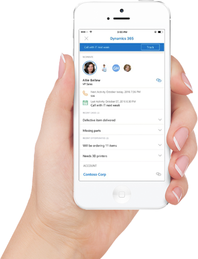 JouneyTEAM Dynamics 365 Mobile Image