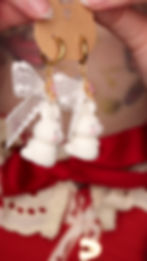 Miniaturbild: Bunny Schleifen Ohrringe