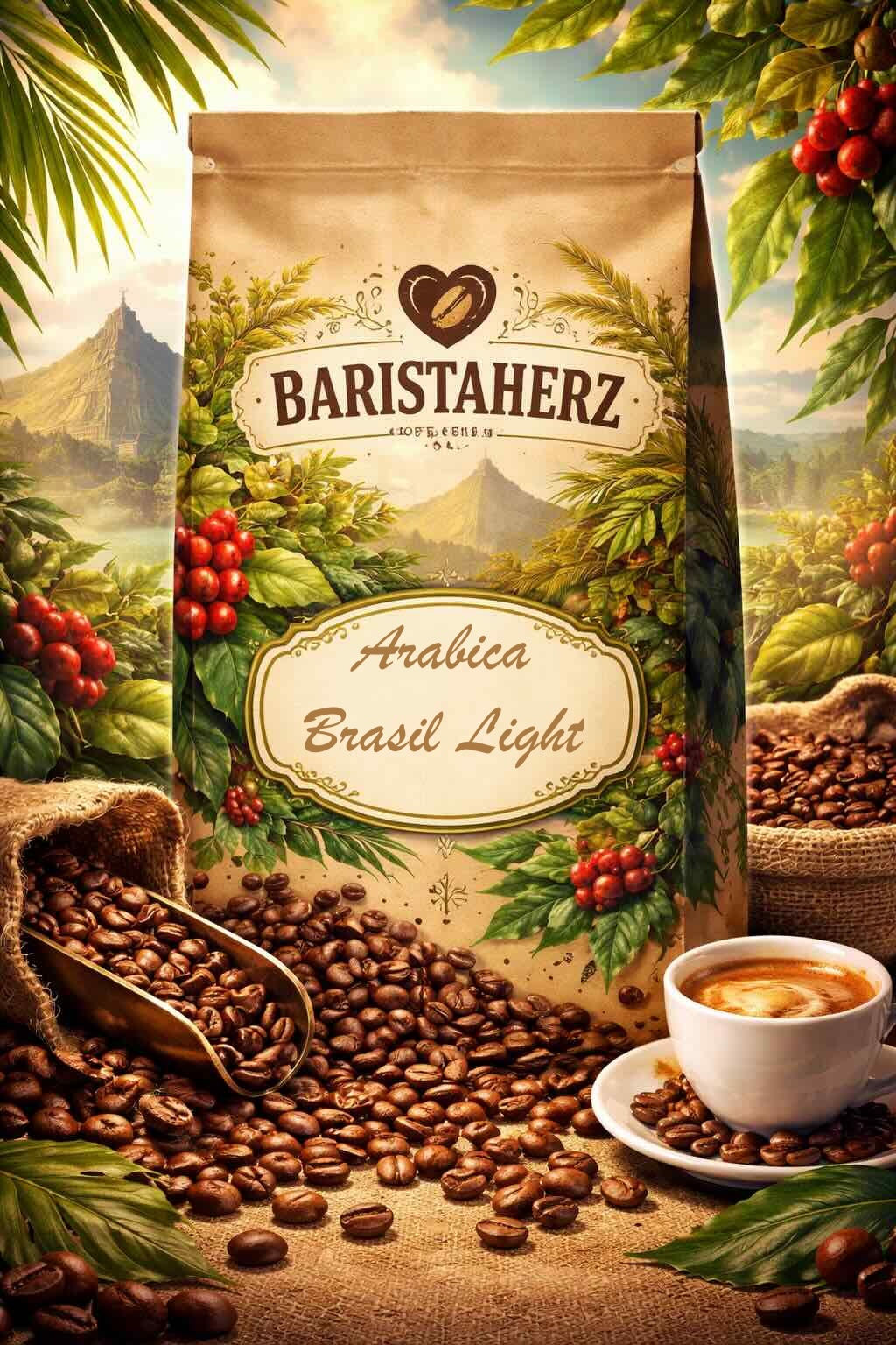 Baristaherz Brasilien aus Familienplantage