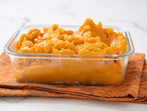 Purê de Batata-Doce com Leite de Coco