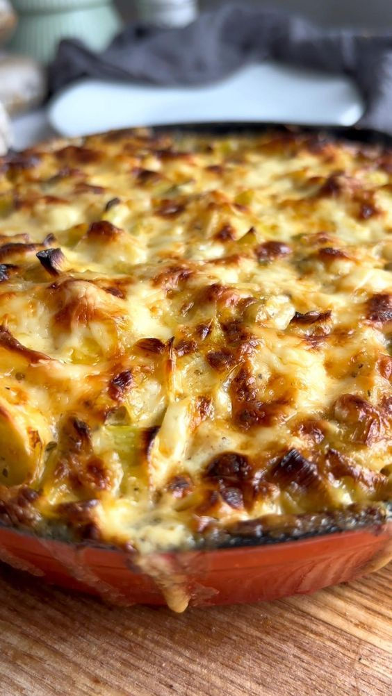 receita gratinado de batatas com queijos
