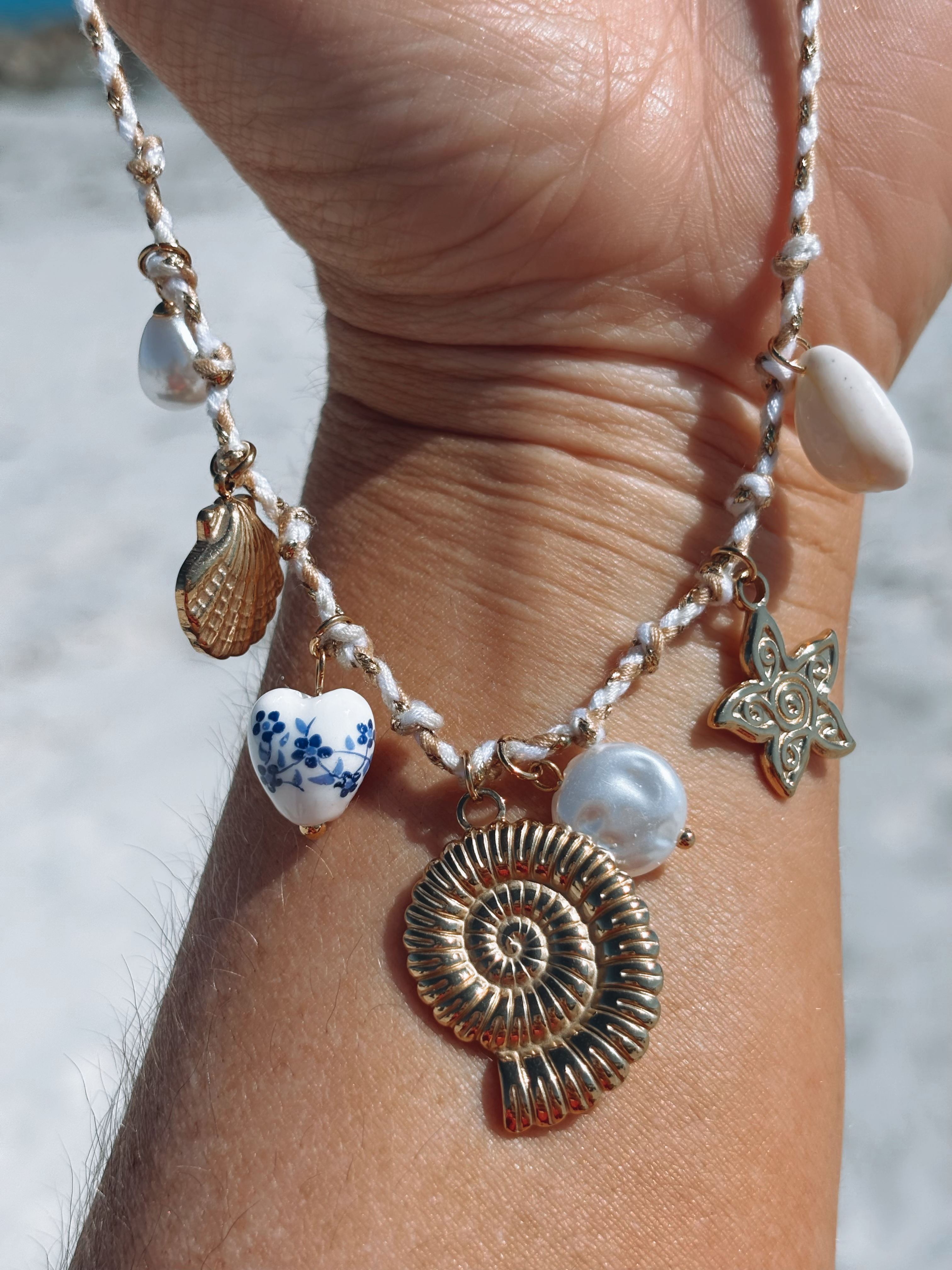 Charm Cotton Necklace