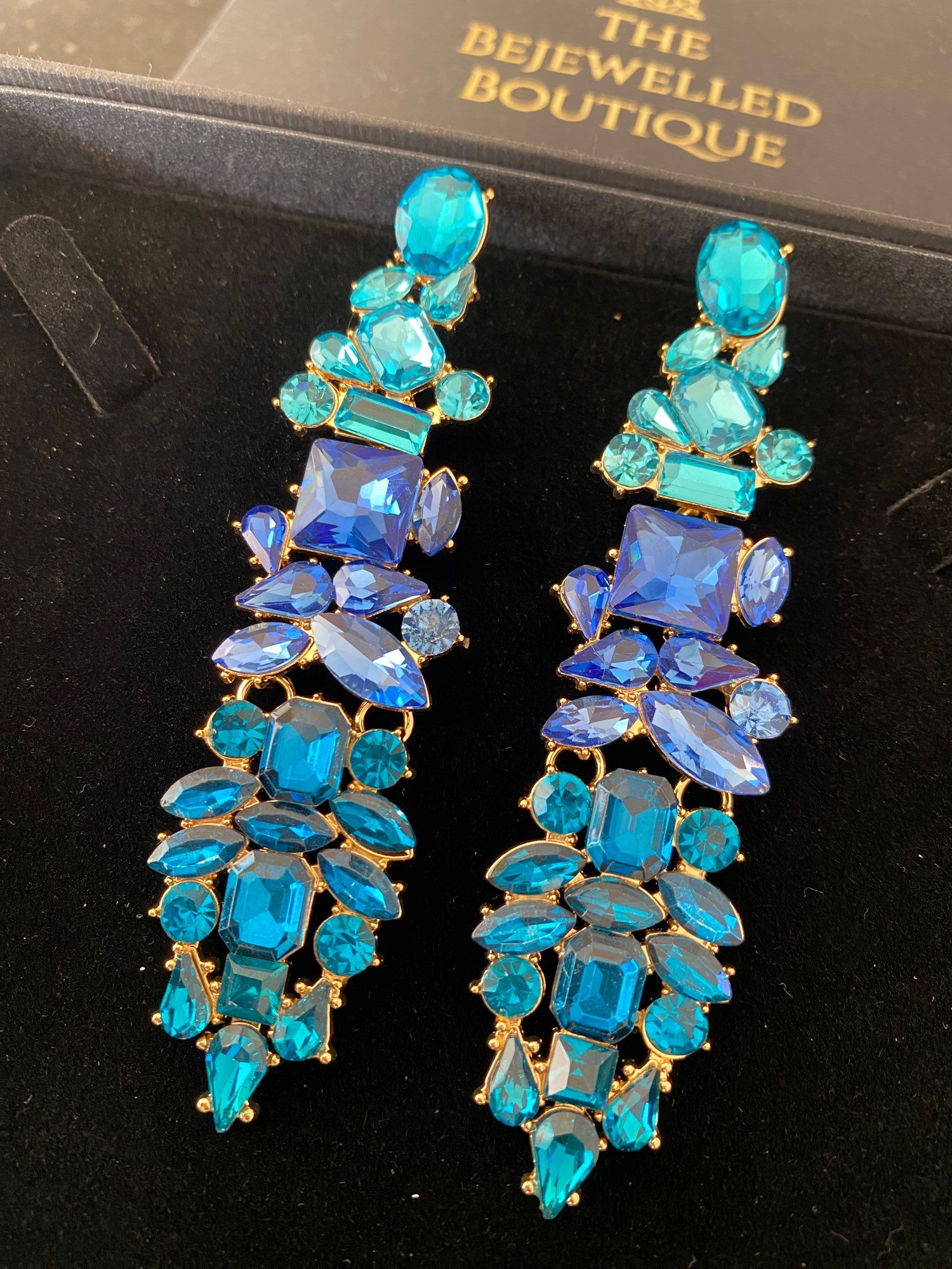 The CRESSIDA earring - TURQUOISE / BLUE