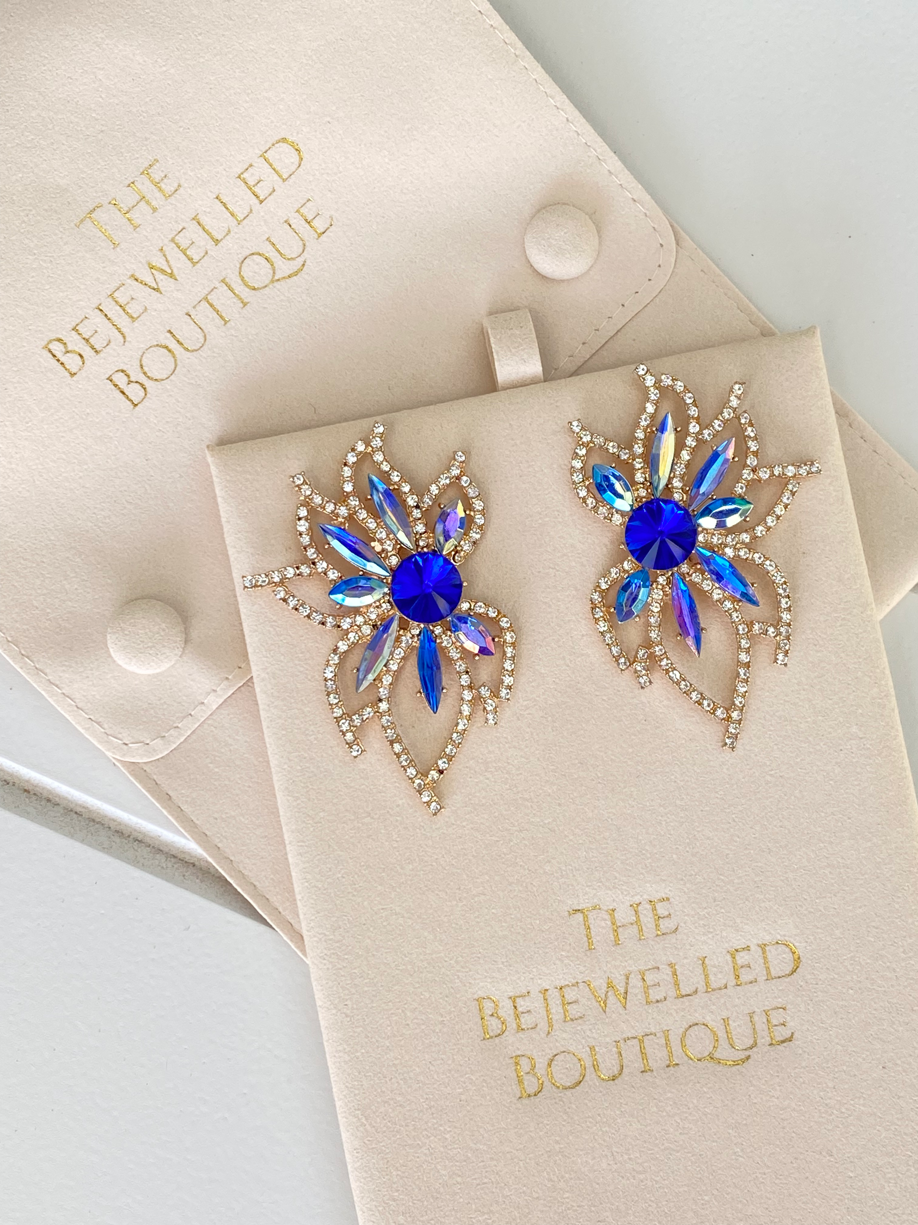 The BELLA earring - ROYAL BLUE