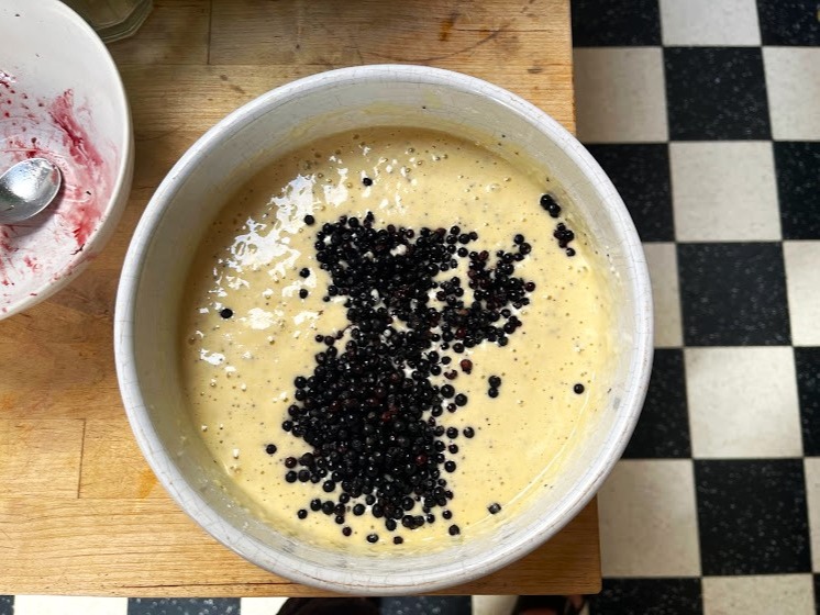 bread mix in bowl