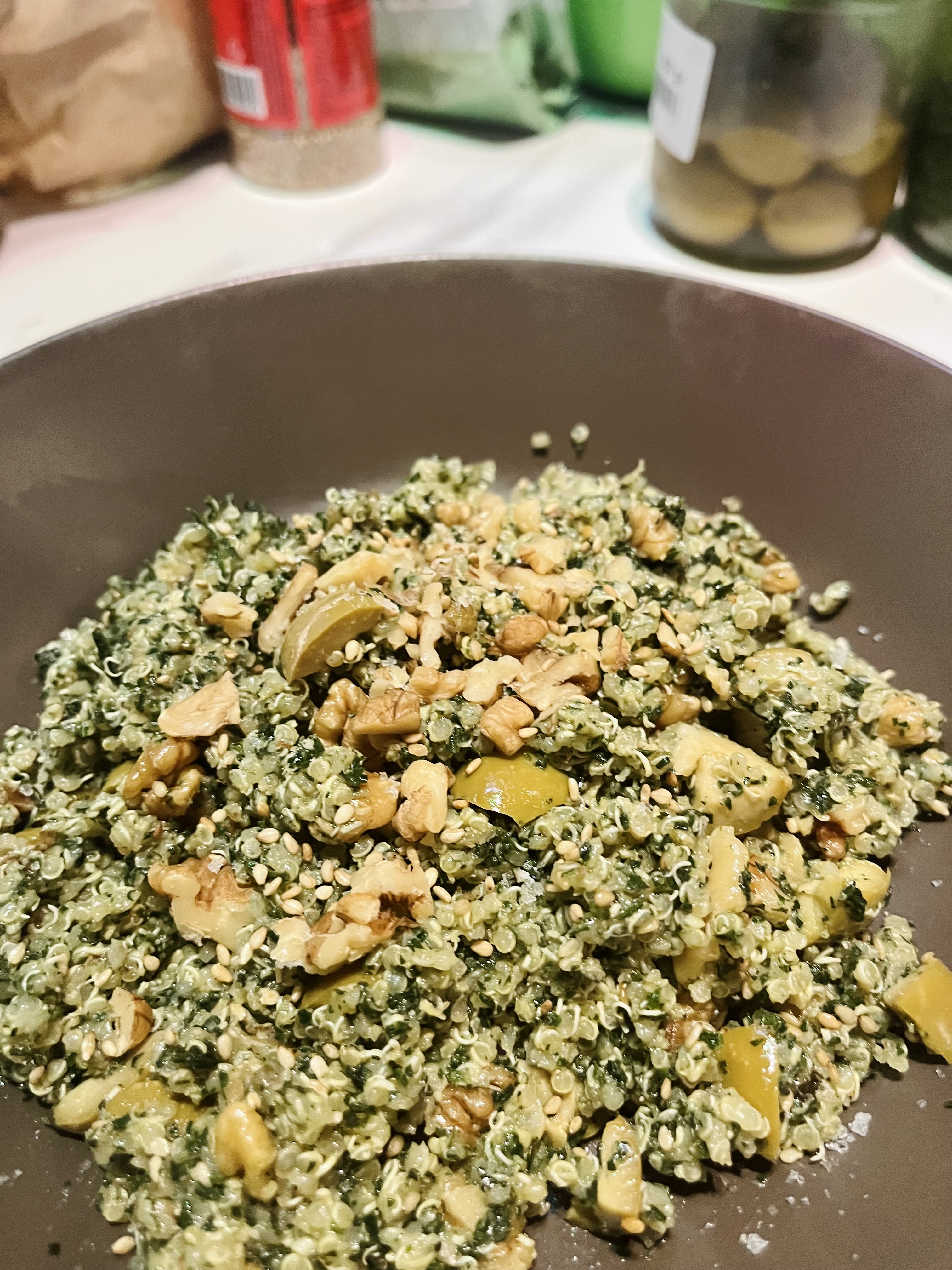 Quinoa Pesto Salad