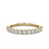 Thumbnail: Half Eternity Diamond Ring 14kt Gold