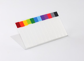 Thin sticky label sticky tab