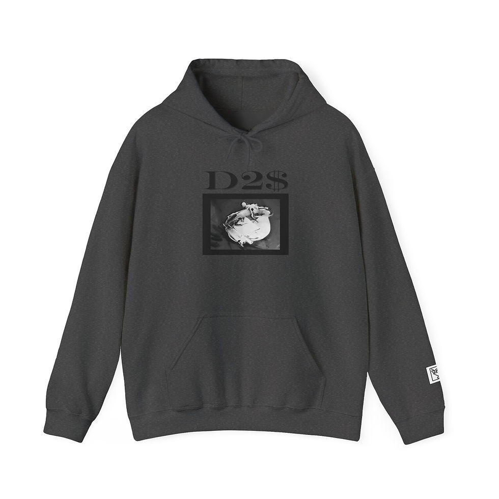 Thumbnail: DET2SOCIETY D2S MONOCHROME ROSE HOODIE