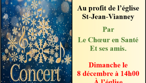 Concert bénéfice au profit                de l'église St-Jean-Vianney                                                     