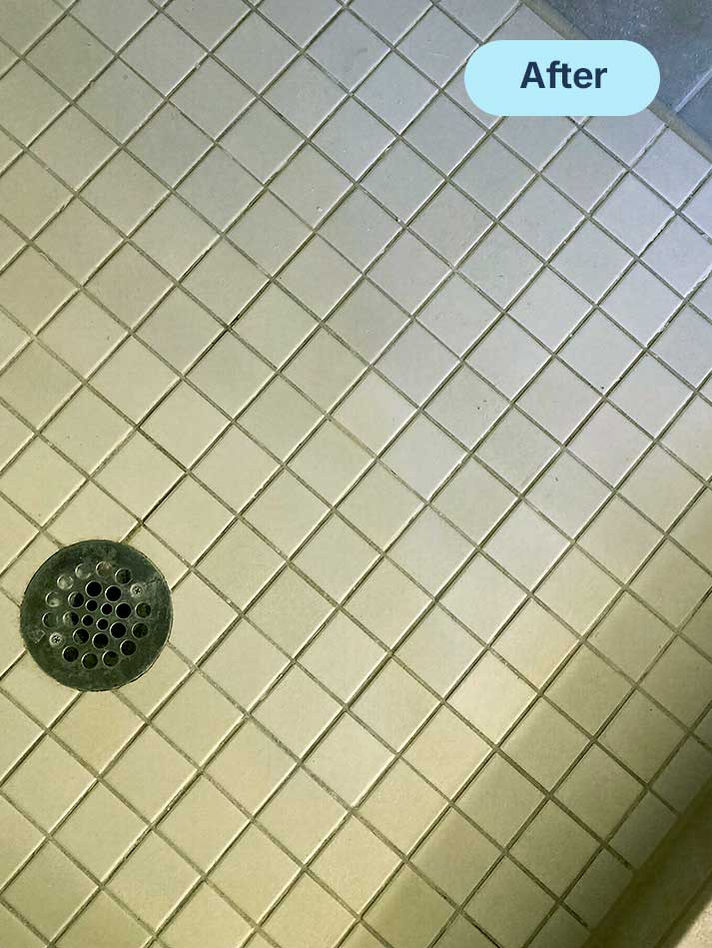 After residential tile cleaning service in NYC