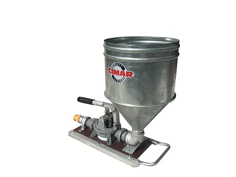 Cementitious Grout Pump With Hopper Cimar Teesin Machinery Pte Ltd