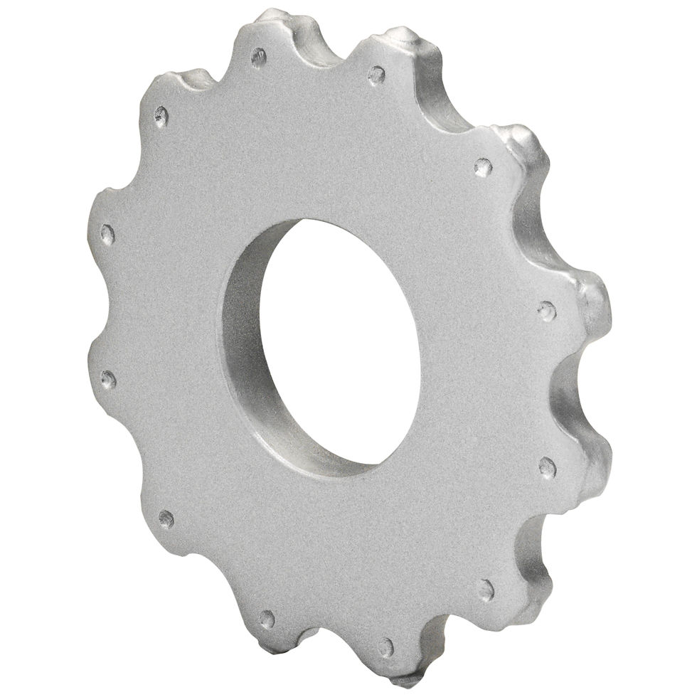 Thumbnail: Close-up of a silver gear component