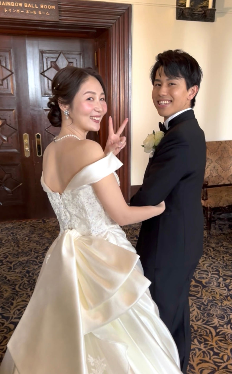 ホテルニューグランド花嫁様披露宴入場前