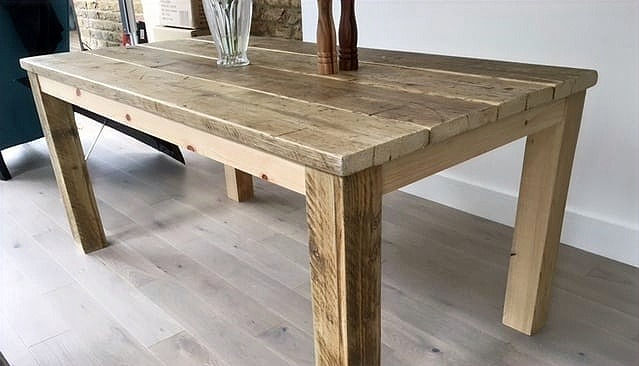 Thumbnail: Rustic Farmhouse Dining Table